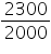 math xmlns=¨http://www.w3.org/1998/Math/MathML¨mfracmn2300/mnmn2000/mn/mfrac/math